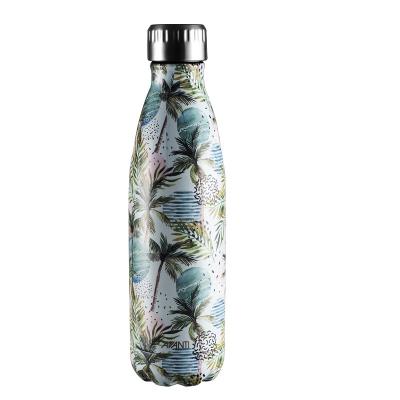 Avanti  Fluid Twin Wall Vacuum Bottle 500ml - Palm Trees