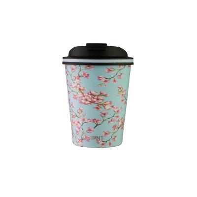 Avanti Go Cup Double Wall Stainless Steel Travel Cup 280ml  - Blossom