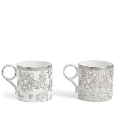 Wedgwood Silver Tonquin Mug 330ml | Set of 2