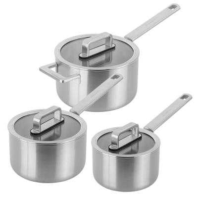 Scanpan Elektra Premium 5-Ply Stainless Steel Saucepan Set | 3 Piece
