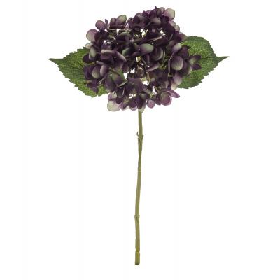 Rogue Hydrangea Stem Green/Purple 28x16x45cm