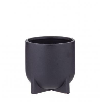Rogue Megan Pot Black 14x14x14cm