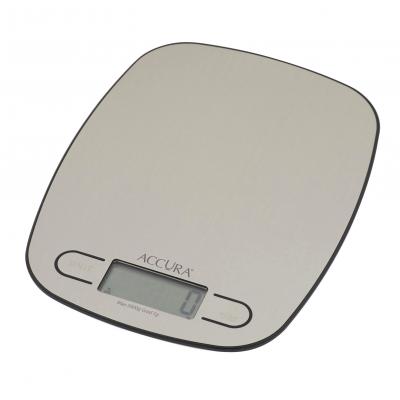 Accura Artemis Electronic Kitchen Scale Stainless Steel 20.5x15.5x1.5cm/5kg/1g/1ml