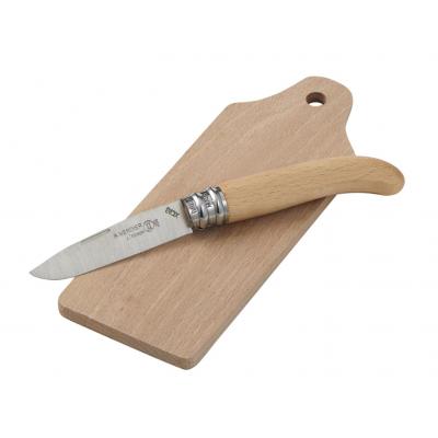 Andre Verdier Picnic Chopping Board and Folding Knife |Stainless Steel/Beechwood