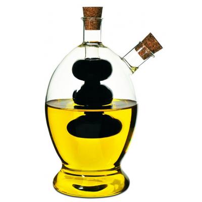 Davis & Waddell Grape Oil & Vinegar Bottle | Clear/Natural 8.5x8.5x15cm