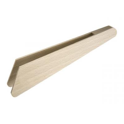 Academy European Beechwood Toast Tongs Natural 17.5x4.8x3.5cm