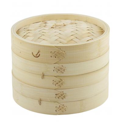 Davis & Waddell 2 Tier Bamboo Steamer Natural 20x20x15cm