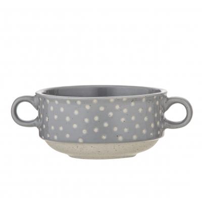 Davis & Waddell Taste Kitson Ramekin with Handles | Grey/Natural 11.5x15.5x5.5cm