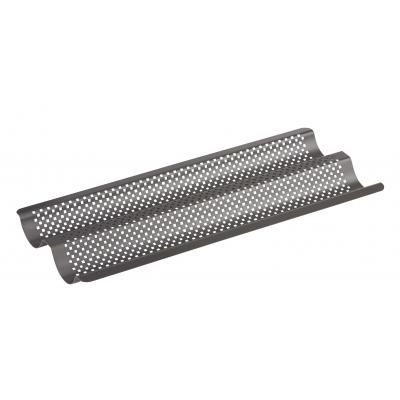 Masterpro CrispyBake N/S Baguette Tray - 39x16.5x2.5cm