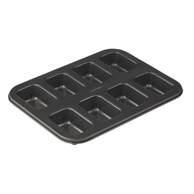 Masterpro N/S 8 Cup Mini Loaf Pan Black | 36x27.5x5cm