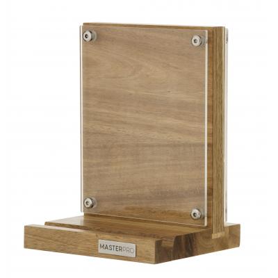 Masterpro Magnetic Knife Block & Recipe Holder