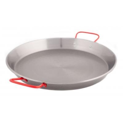 Garcima Universal Paella Pan Silver/Red | 52x42x6cm/D42cm