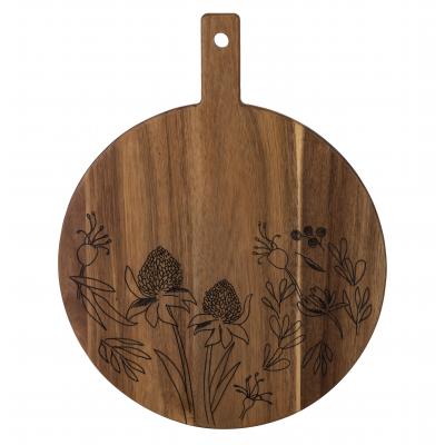 Amalfi Mischa Round Serving Board Natural 43x34x1.5cm