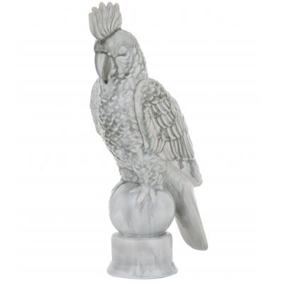 Amalfi Galah Sculpture Sage 18.5x12x37cm