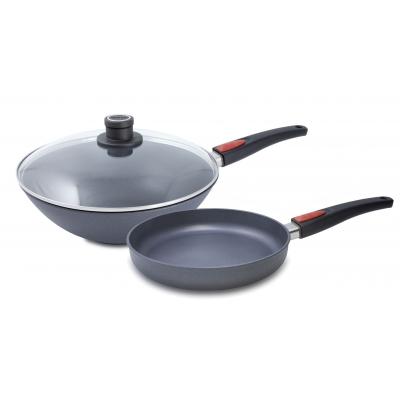 Woll Diamond Lite 24cm Fry Pan & 24cm Wok | Set of 2pcs