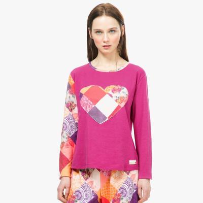 Bambury Desigual Long Sleeve T-Shirt | Medium | Romantic Patch