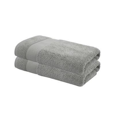 Bambury Adana 2 Pack Bath Towel | Grey