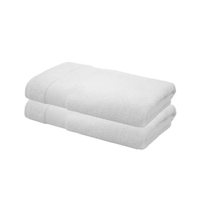 Bambury Adana 2 Pack Bath Towel | White