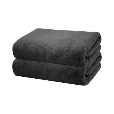 Bambury Angove 2pack Bath Sheet 80x160cm | Charcoal