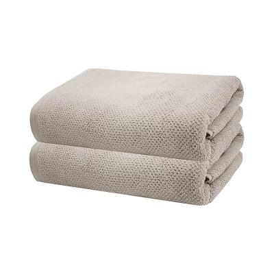 Bambury Angove 2 Pack Bath Sheet 80x160cm | Pebble