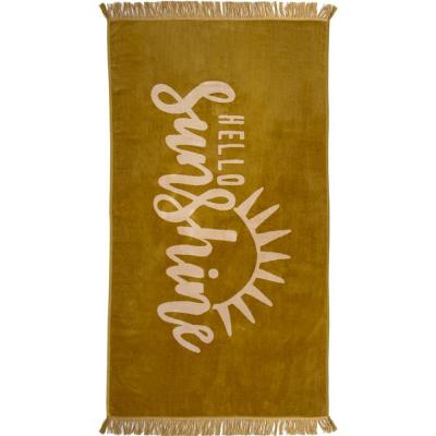 Bambury Jacquard Egyptian Cotton Beach Towel 86x160cm | Hello Sunshine