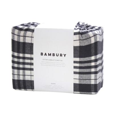 Bambury Brentford Flannelette Sheet Set | King Single