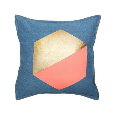 Bambury Gem Cushion Filled 43 x 43cm | Peach