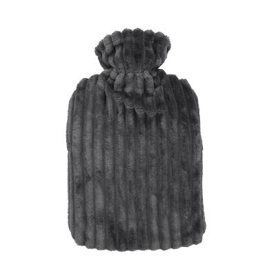 Bambury Channel Hot Water Bottle 2L | Charcoal