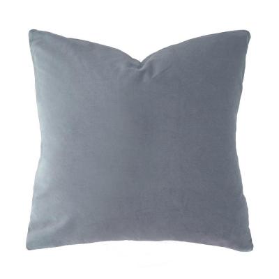 Bambury Velvet Cushion Filled 50x50cm | Steel Blue
