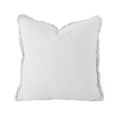 Bambury Linen Cushion 50x50cm Silver