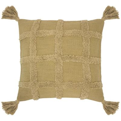 Bambury Percy Cushion 45 x 45cm | Flax