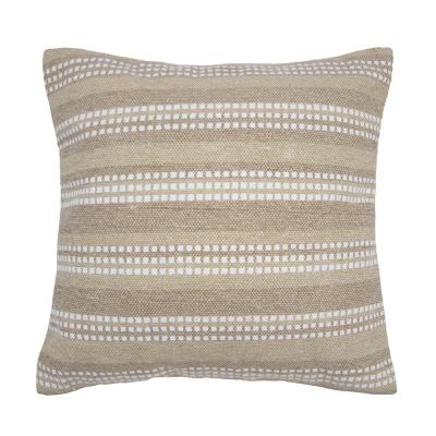 Bambury Stanley Cushion 50x50cm | Latte