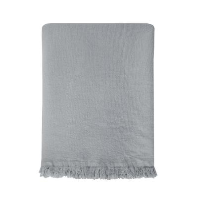 Bambury Avoca Throw 130x170cm Steel Blue
