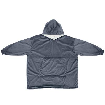 Bambury Cordy Blanket Hoodie | Blue