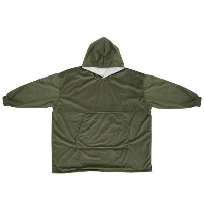 Bambury Cordy Blanket Hoodie | Olive