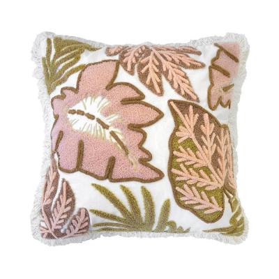 Bambury Flores Square Cushion 45x45cm | Sunset