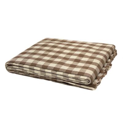 Bambury Gingham Throw 130x180cm | Clove