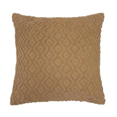 Bambury Sennet Square Cushion 50x50cm | Fawn