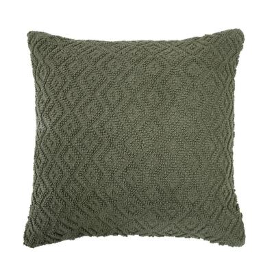 Bambury Sennet Square Cushion 50x50cm | Olive