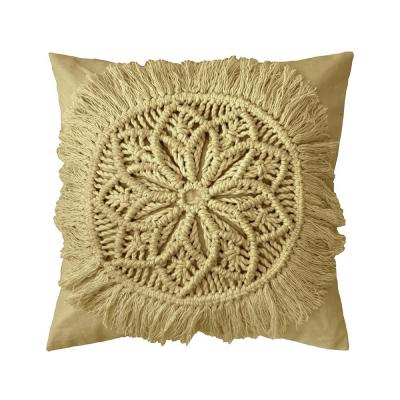 Bambury Sosa Square Cushion 45x45cm | Flax