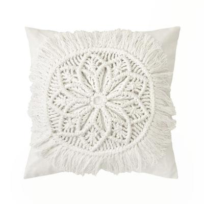 Bambury Sosa Square Cushion 45x45cm | Ivory