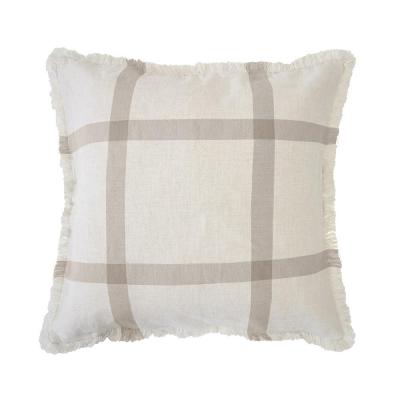 Bambury Stewart Square Cushion 50x50cm | Almond