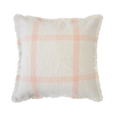 Bambury Stewart Square Cushion 50x50cm | Papaya
