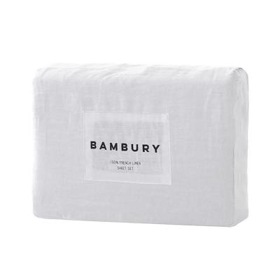 Bambury Linen Sheet Set Ivory | Queen