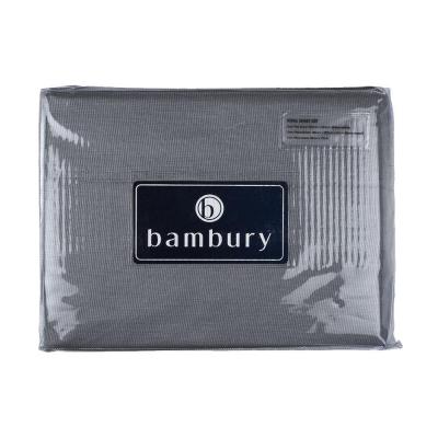 Bambury Single Chambray Sheet Set | Charcoal