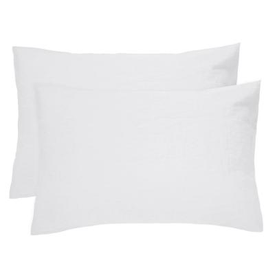 Bambury Linen Pillowcase Pair Ivory
