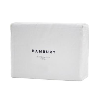 Bambury Double Temple Organic Cotton Sheet Set Ivory