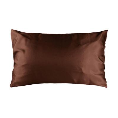 Bambury Standard Satin Pillowcase 48cm x 73cm | Chocolate