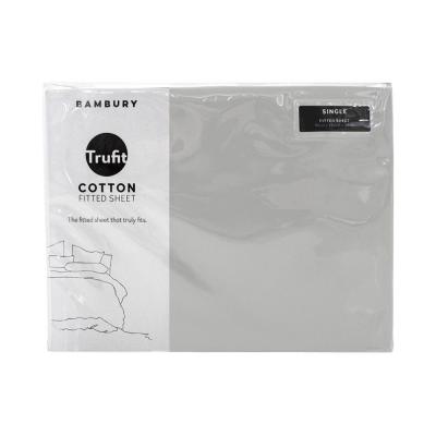 Bambury King Tru Fit Fitted Sheet | Silver