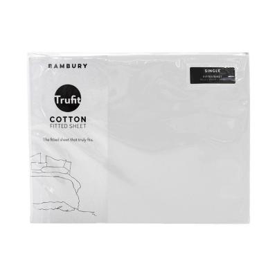 Bambury King Tru Fit Fitted Sheet | White